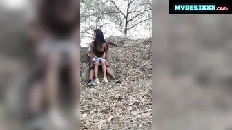 Village Young Teen Couple Doing Sex Forest